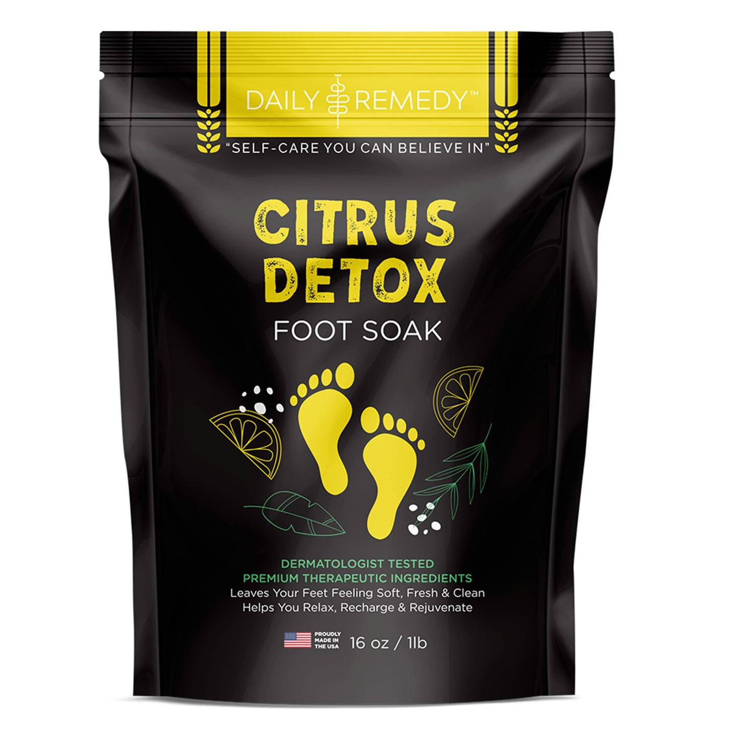 
                  
                    Citrus Detox Foot Soak - for Detoxification, Immune Boos, Athlete’s Foot, Foot Callus 16 oz
                  
                