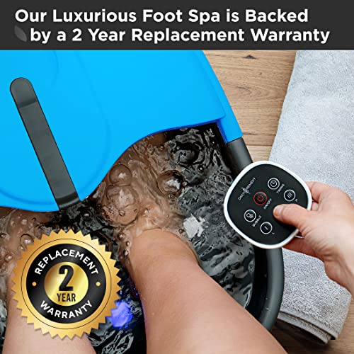 
                  
                    Collapsible Electric Foot Spa Basin with Heat, Jets and Rollers
                  
                
