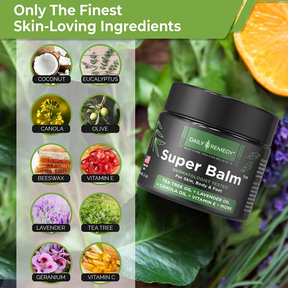 
                  
                    SUPER BALM™ Tea Tree Oil Anti-fungal Balm for Body & Feet
                  
                