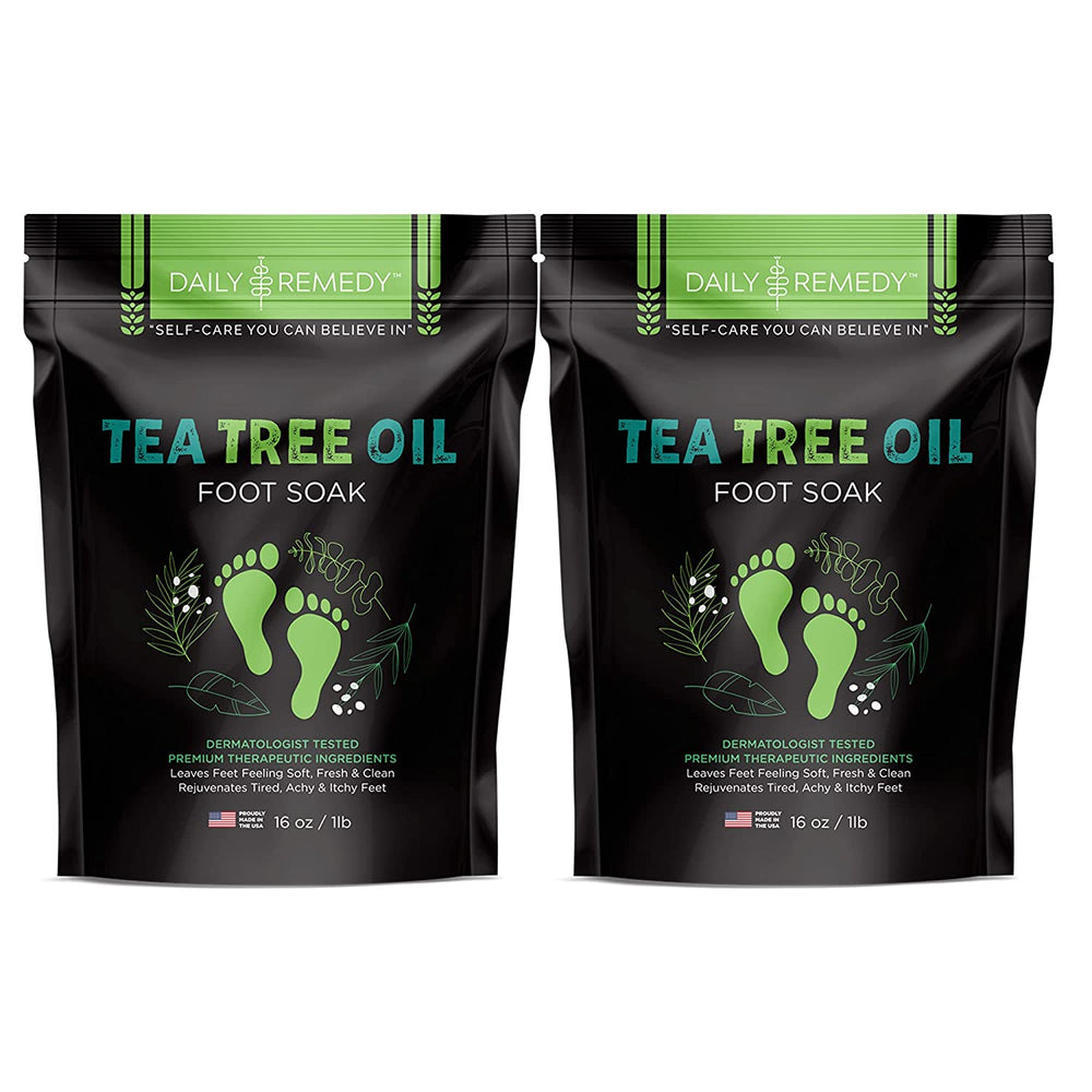 
                  
                    Tea Tree Oil Foot Soak for Athletes Foot, Toenail Fungus, Foot Odor and Foot Callus 16 oz
                  
                